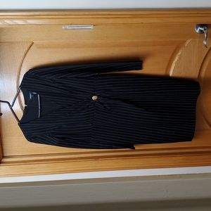 DKNY BLACK Striped Size 10 Dress